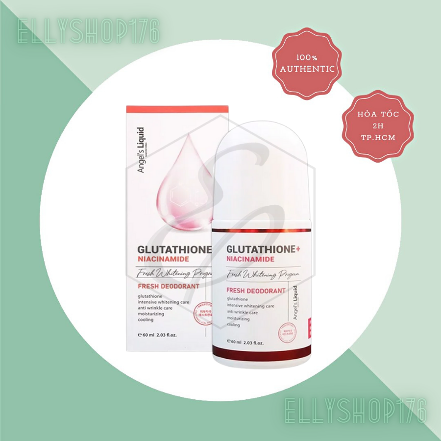 Lăn nách khử mùi Glutathione Fresh Up Whitening Angel’s Liquid
